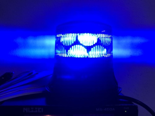 Lampeggiante faro led blu - faro,