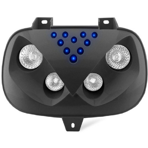 Maschera faro anteriore nero - anteriore,