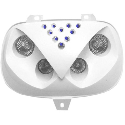Maschera faro anteriore bianco - anteriore,